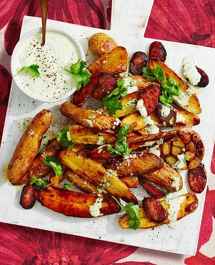 Roast potato salad