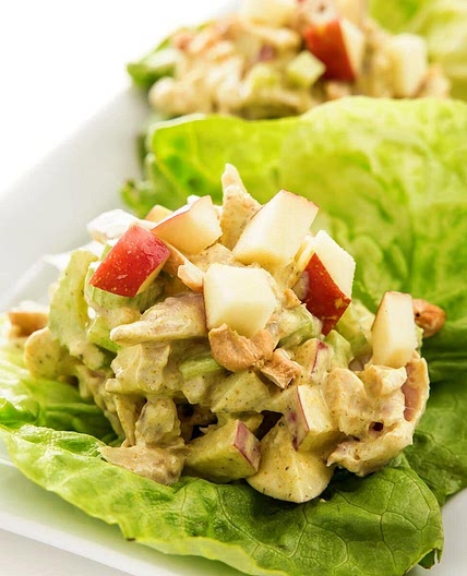 Curried Chicken Salad with Apples