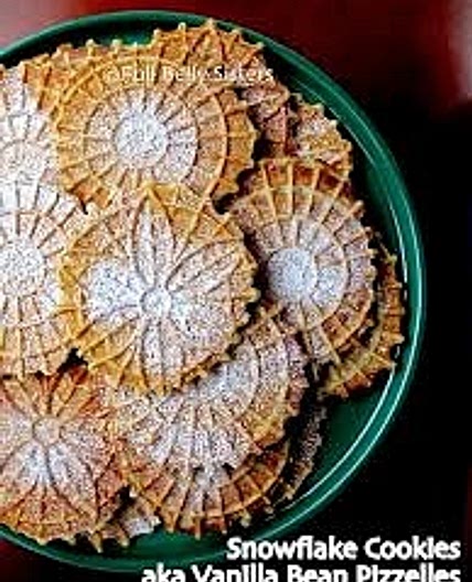 Pizzells "Snowflake Cookies" family of Francis