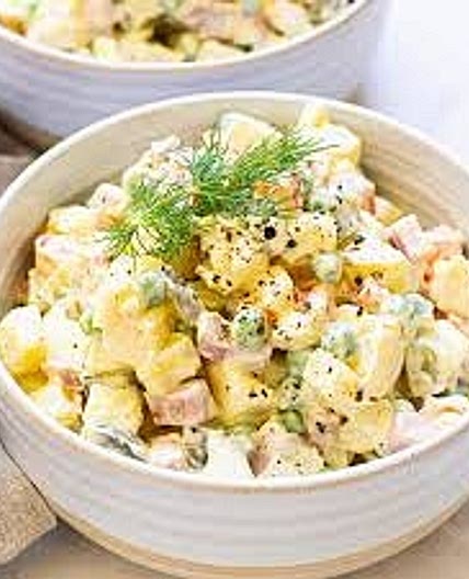 Olivier (A Russian Ukrainian Peace Salad)