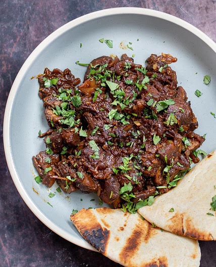 Ethiopian Mushrooms Tibs Stir-fry Ingudai tibs