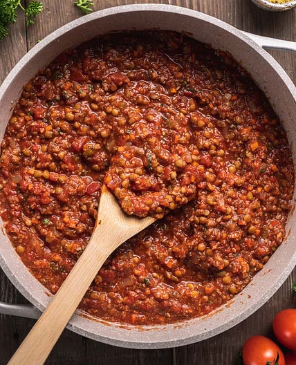 The Best Vegan Lentil Bolognese Sauce Recipe