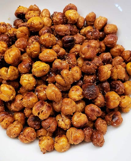 Crispy roasted chickpeas