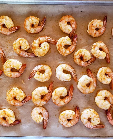 Easy baked shrimp