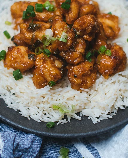 Poulet croustillant à l’orange