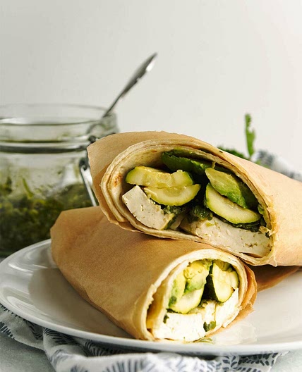 Grilled Tofu Wrap Recipe (Vegan)