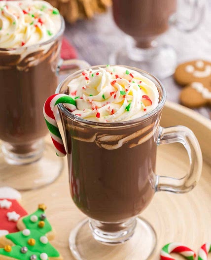 Chocolate Peppermint Hot Chocolate