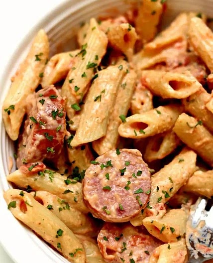 Instant Pot Penne in Cajun Mustard Cream Sauce