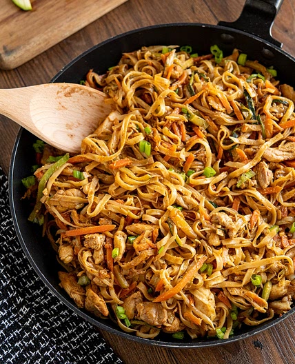 Peanut Chicken Noodles