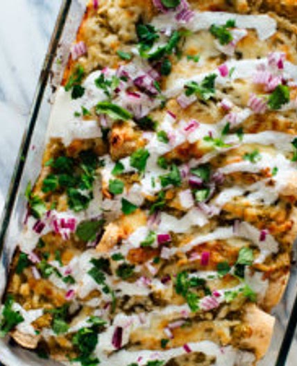 Vegetarian Black Bean Sweet Potato Enchiladas