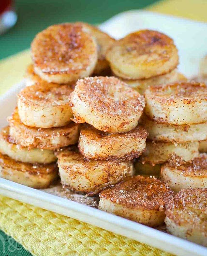 Pan Fried Cinnamon Bananas
