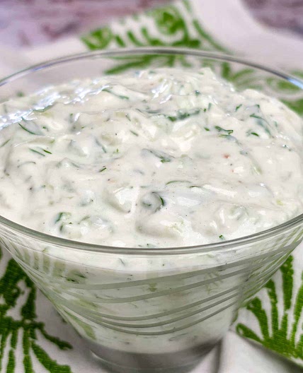 Homemade Tzatziki Recipe with Cucumber and Dill