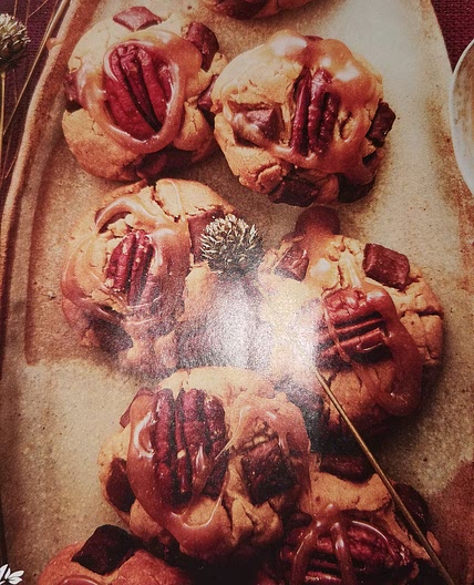 Mini cookies au beurre de cacahuètes et aux noix de pécan