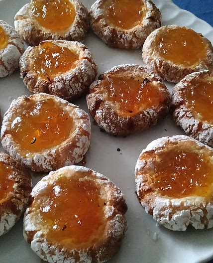 Galletas de almendra y naranja -biscotti mazapan