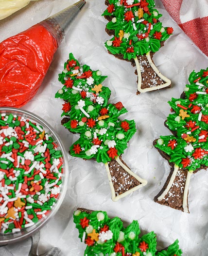 Christmas Tree Brownie Recipe