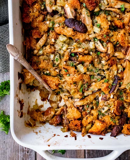 Vegetarian Shiitake Mushroom Stuffing