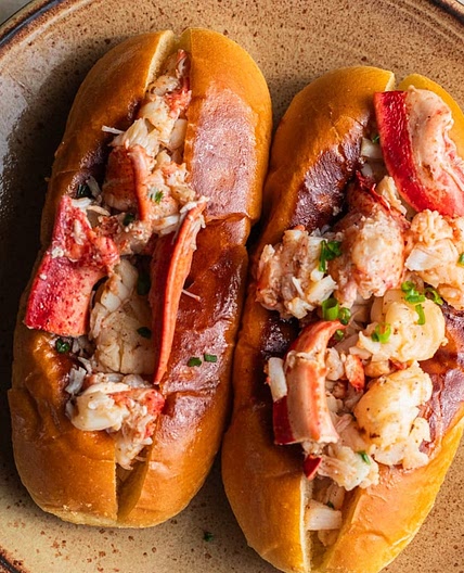 Connecticut Lobster Roll with Warm Brown Butter