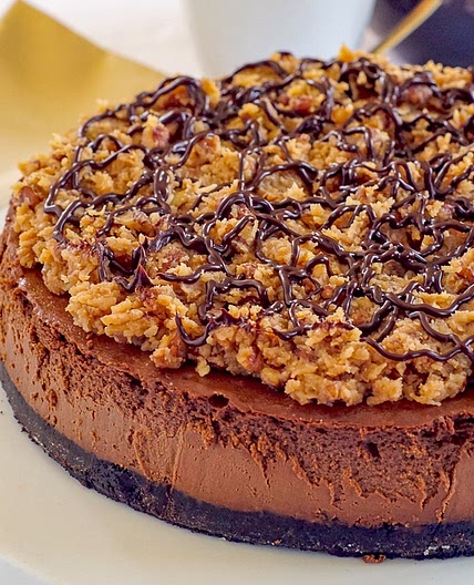 German Chocolate Cheesecake