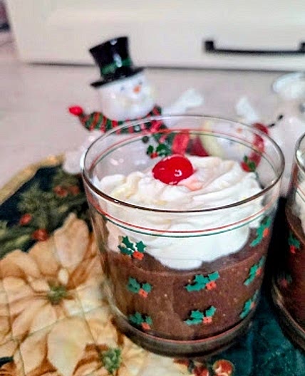 Chocolate Cherry Chia Pudding