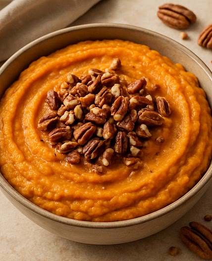 Sweet Potato and Pecan Puree