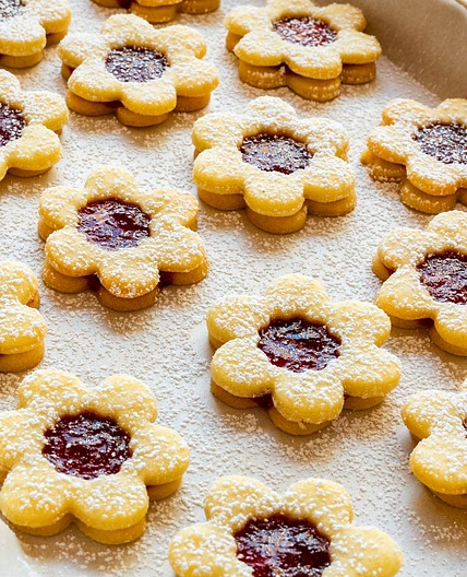 5-Ingredient Nut-Free Linzer Cookies
