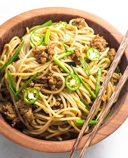 Low FODMAP Pork and Noodles