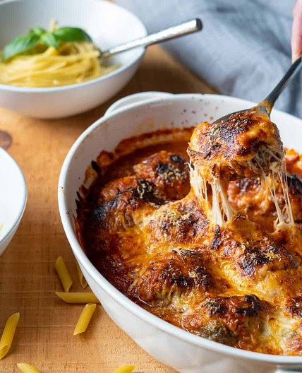 Baked Italian Meatballs