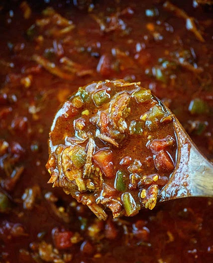 Low Carb Shredded Beef Chili