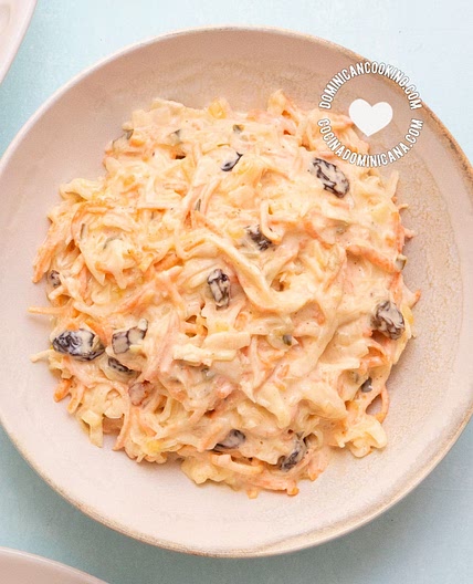 Ensalada de Repollo y Zanahoria [Video+Recipe] Cabbage and Carrot Slaw