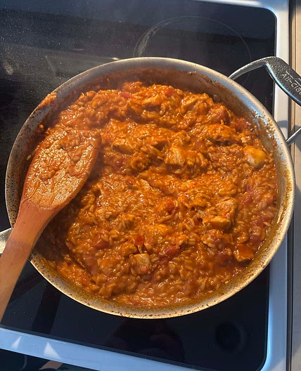 Cheesy Chicken Taco Rice