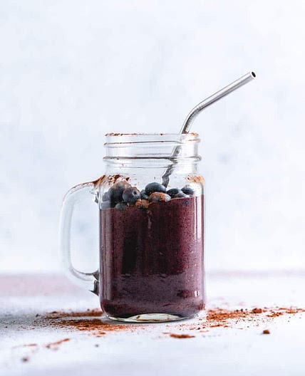 Chocolate Blueberry Smoothie