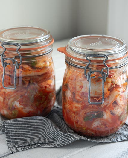 Easy Kimchi (Mak Kimchi with Napa Cabbage)