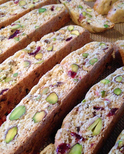 Cranberry Pistachio Biscotti