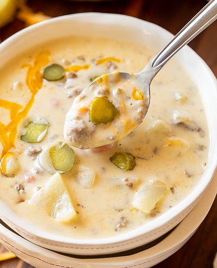 Creamy Cheeseburger Soup