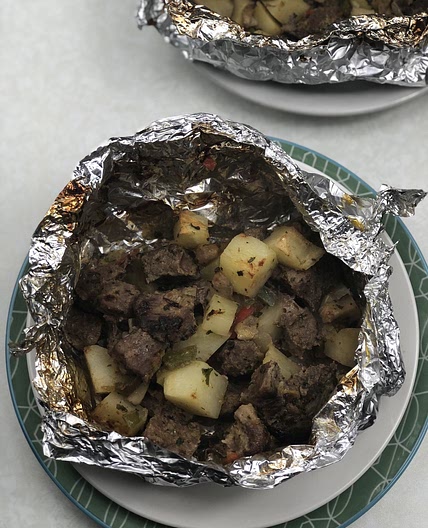 Air Fryer Steak Hobo Dinner Recipe