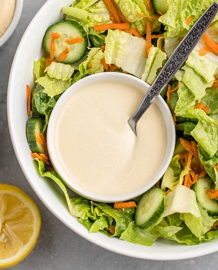3-Ingredient Hummus Salad Dressing