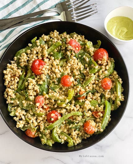 Sorghum Salad With Cherry Tomatoes