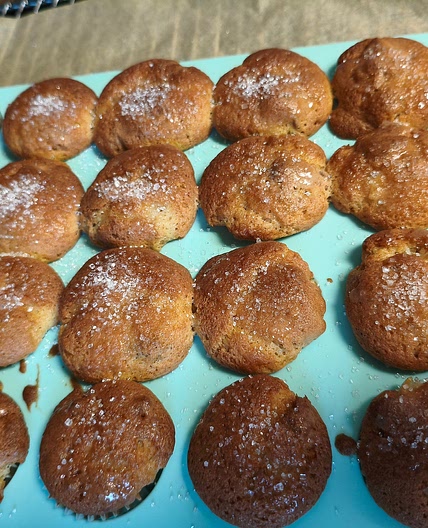 Birnen-Vanille Mini-Muffins mit Spekulatius