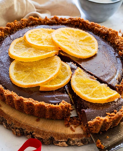 No-Bake Chocolate Orange Tart