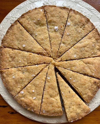 Delicious Salted Rosemary Orange Shortbread Cookies Recipe