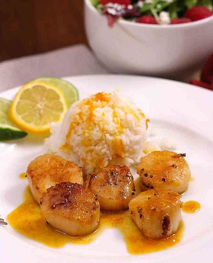 Scallops With Orange Sauce