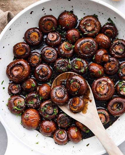 Garlic Balsamic Mushrooms
