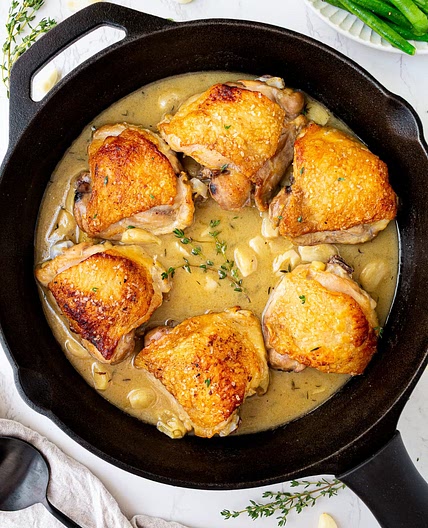 30 Cloves Garlic Chicken