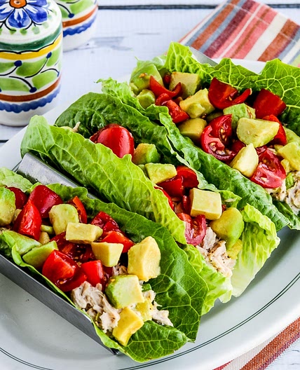 Tuna Salad Lettuce Wraps