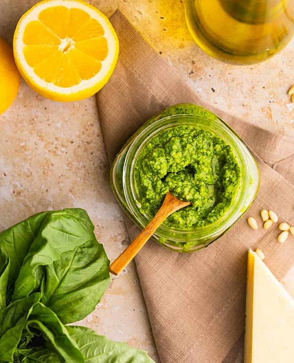 Italian Basil Pesto (Pesto alla Genovese)