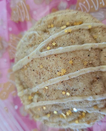 Eggnog Snickerdoodle with Spiced Glaze