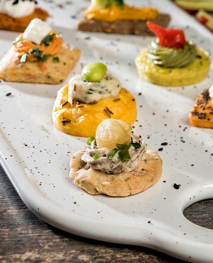 Canapés végétariens