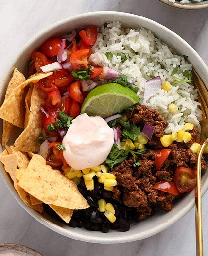 Beef Taco Bowls