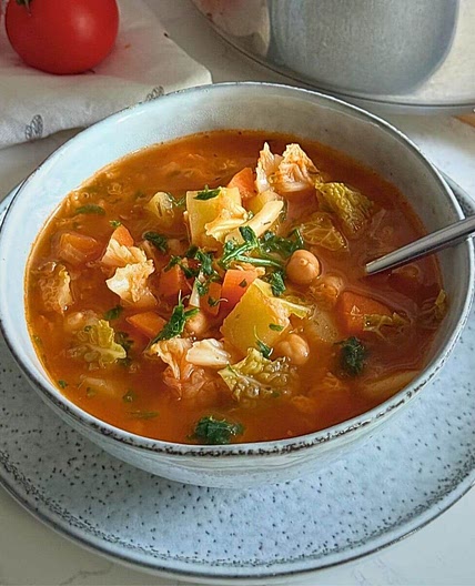 Easy Vegan Cabbage Potato Soup