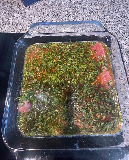 Pan-Seared Tuna with Avocado, Soy, Ginger, and Lime